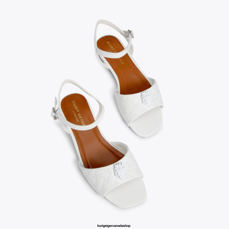 Kurt Geiger London Mini Kensington Sandal Kids | Footwears White 820JZJ484