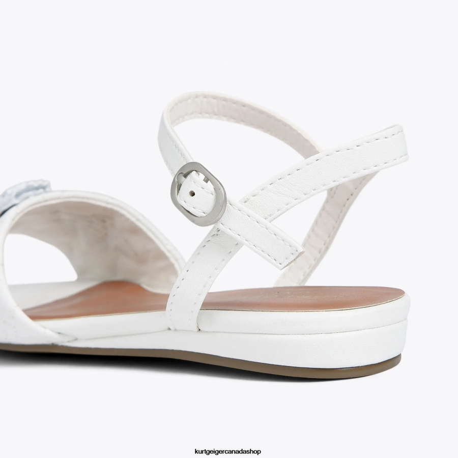 Kurt Geiger London Mini Kensington Sandal Kids | Footwears White 820JZJ484