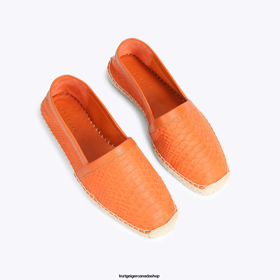 Kurt Geiger London Isaac Men | Footwears Orange 820JZJ494