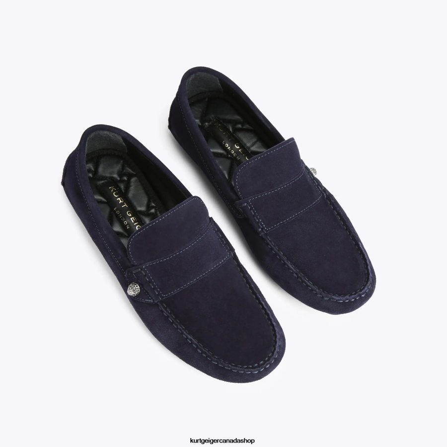 Kurt Geiger London Stirling Men | Footwears Navy 820JZJ617