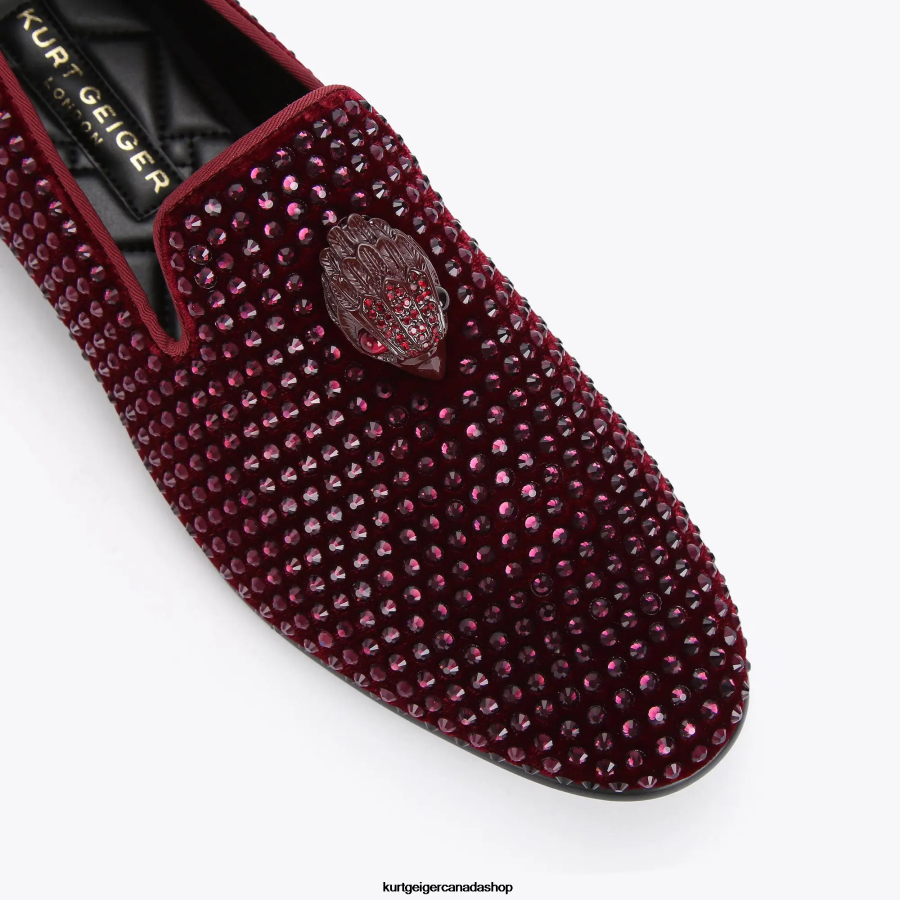 Kurt Geiger London Ace Stud Men | Footwears Wine 820JZJ637