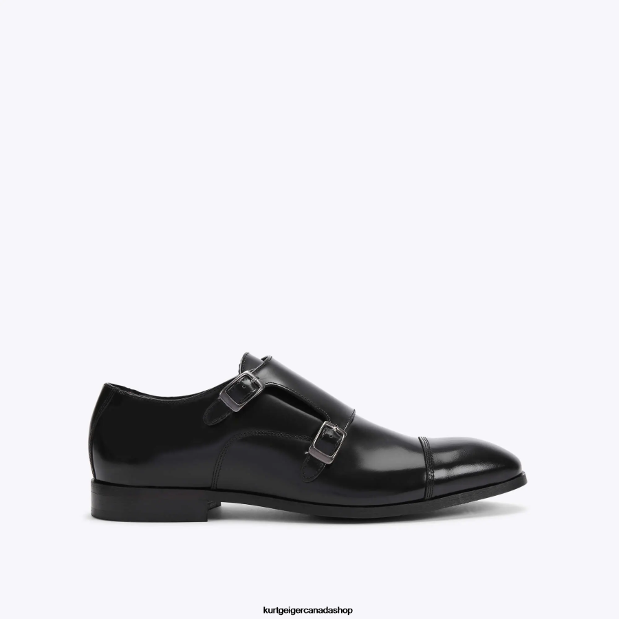 Kurt Geiger London Harry Monk Men | Footwears Black 820JZJ646