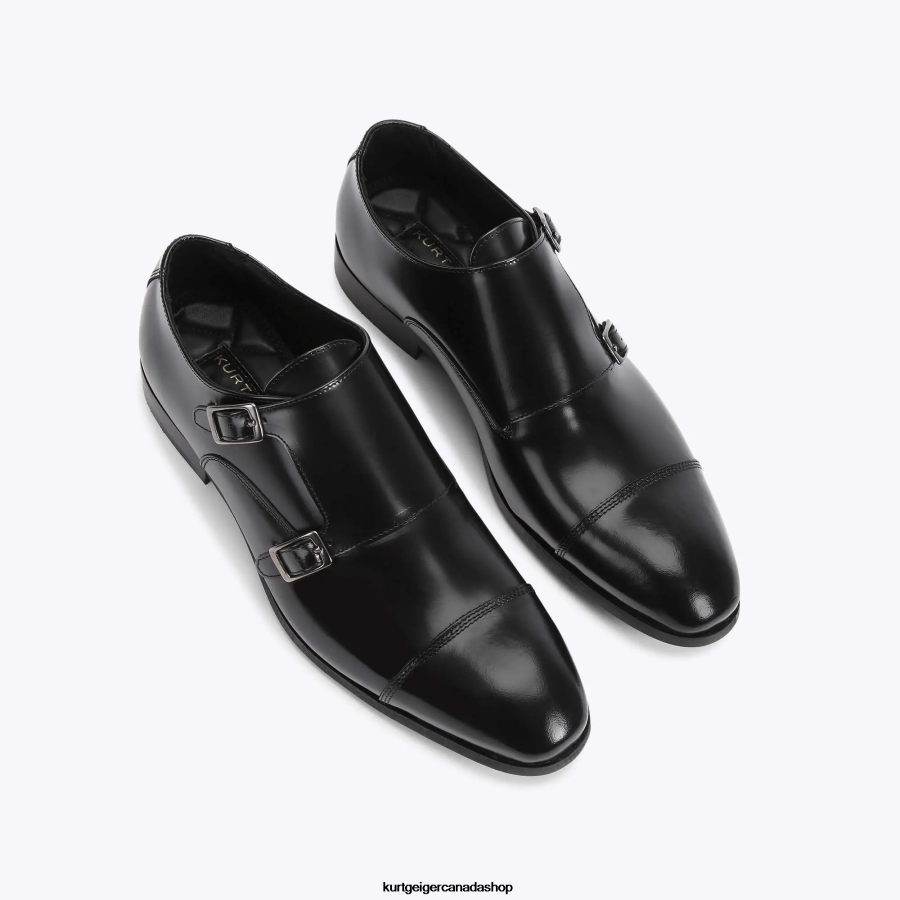 Kurt Geiger London Harry Monk Men | Footwears Black 820JZJ646