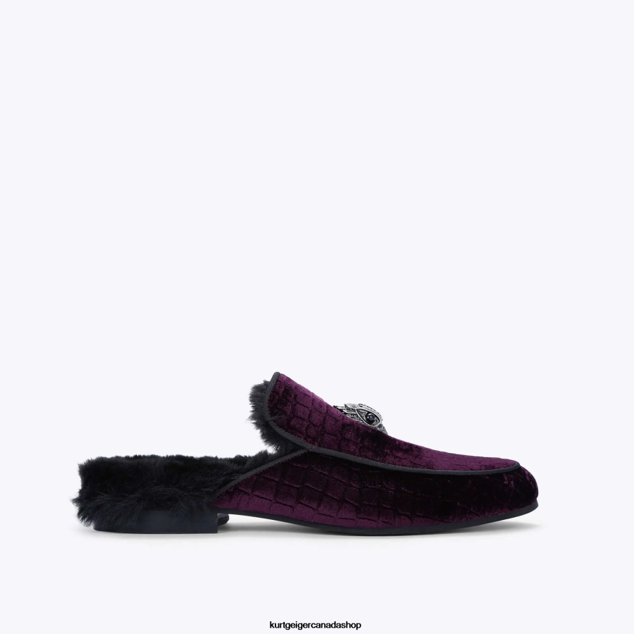 Kurt Geiger London Hugh Mule 2 Men | Footwears Purple 820JZJ643