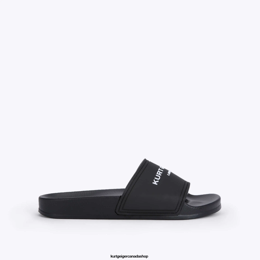 Kurt Geiger London Kgl Pool Slider Men | Footwears Black 820JZJ493