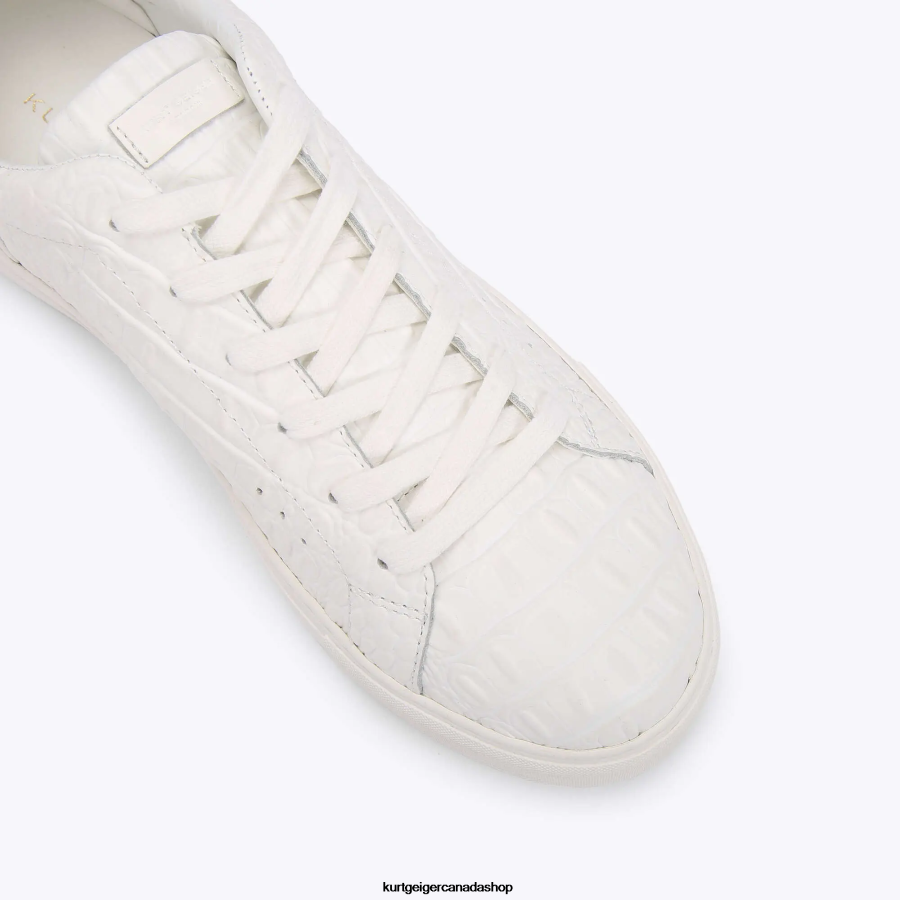 Kurt Geiger London Laney Croc Men | Footwears White 820JZJ603