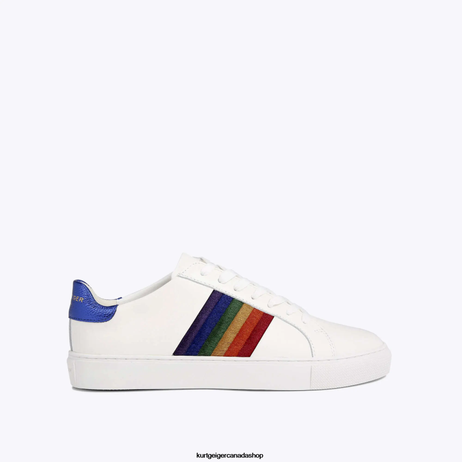 Kurt Geiger London Lennon Sunset-Multi Men | Footwears White Comb 820JZJ245