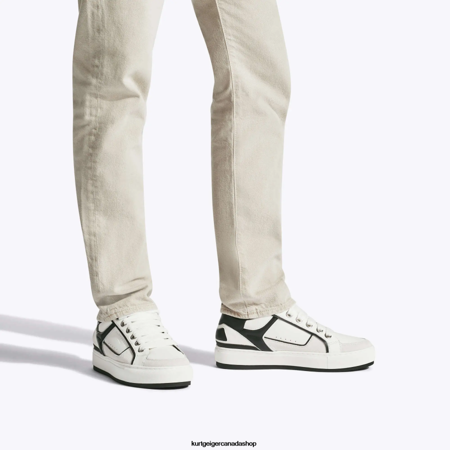 Kurt Geiger London Southbank Men | Footwears White Black 820JZJ593