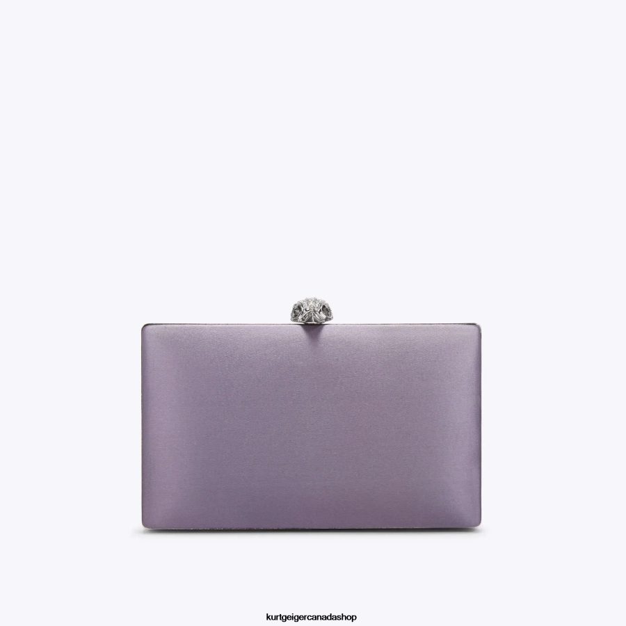 Kurt Geiger London Kensington Clutch Women | Bags Lilac 820JZJ58