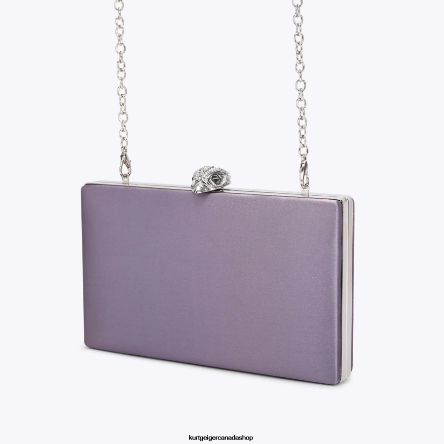 Kurt Geiger London Kensington Clutch Women | Bags Lilac 820JZJ58