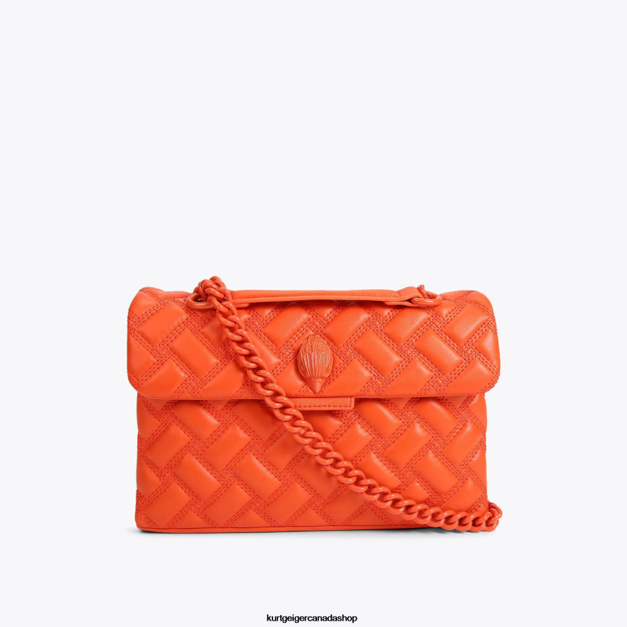 Kurt Geiger London Kensington Bag Drench Women | Bags Orange 820JZJ10