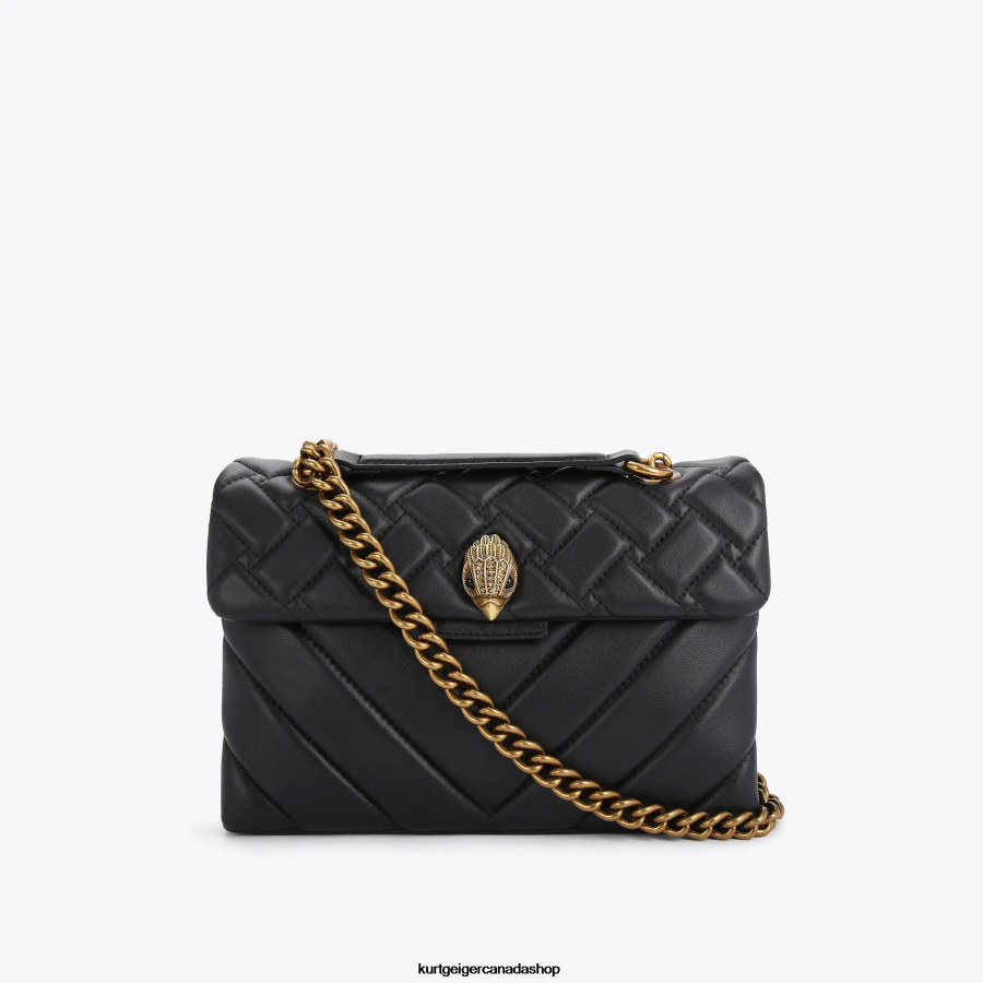 Kurt Geiger London Leather Kensington Women | Bags Black 820JZJ46