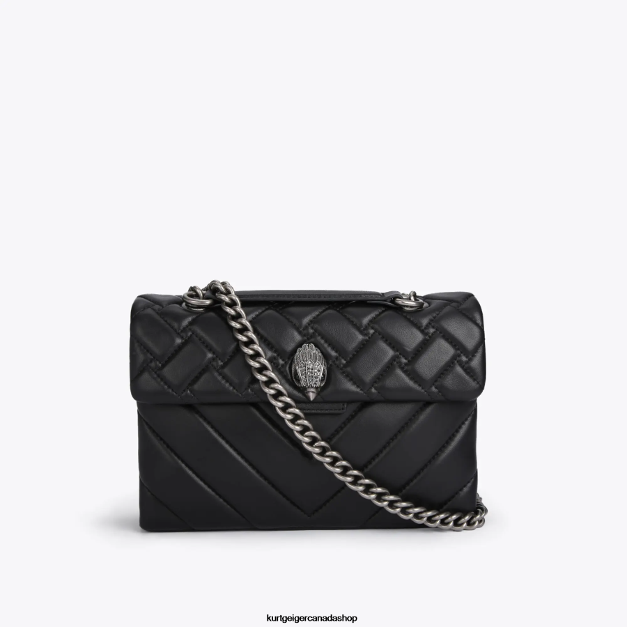 Kurt Geiger London Leather Kensington Women | Bags Black Combination 820JZJ98