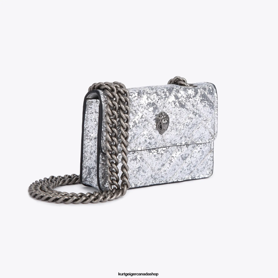 Kurt Geiger London Micro Kensington Women | Bags Silver 820JZJ63