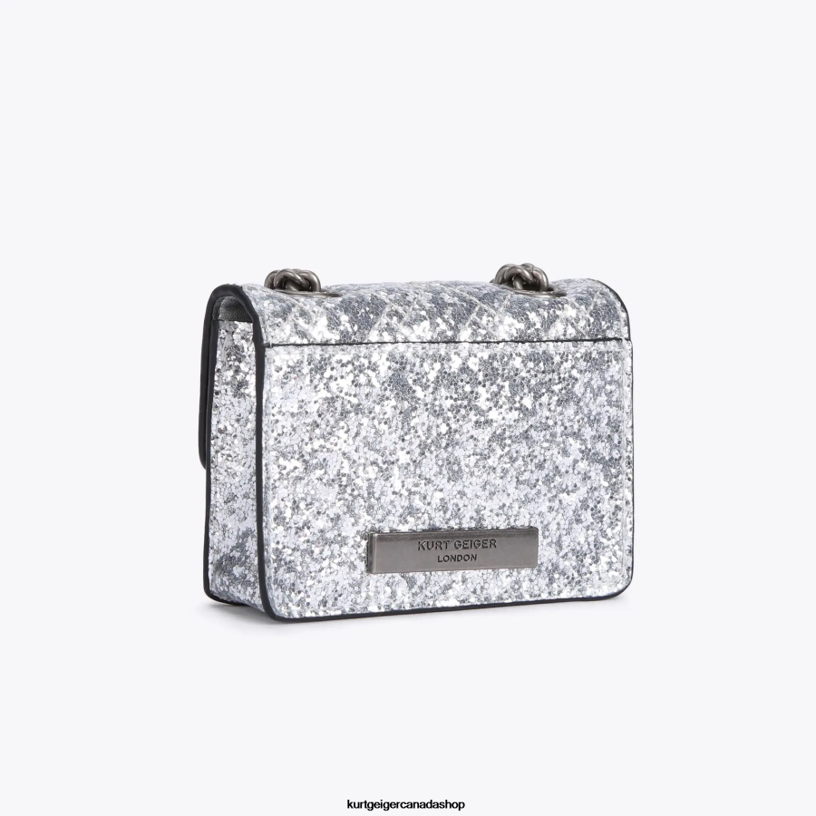 Kurt Geiger London Micro Kensington Women | Bags Silver 820JZJ63