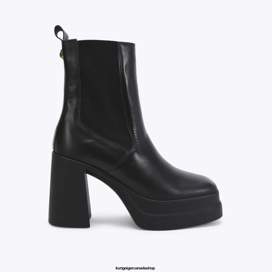 Kurt Geiger London Stomp Heeled Chelsea Women | Footwears Black 820JZJ661