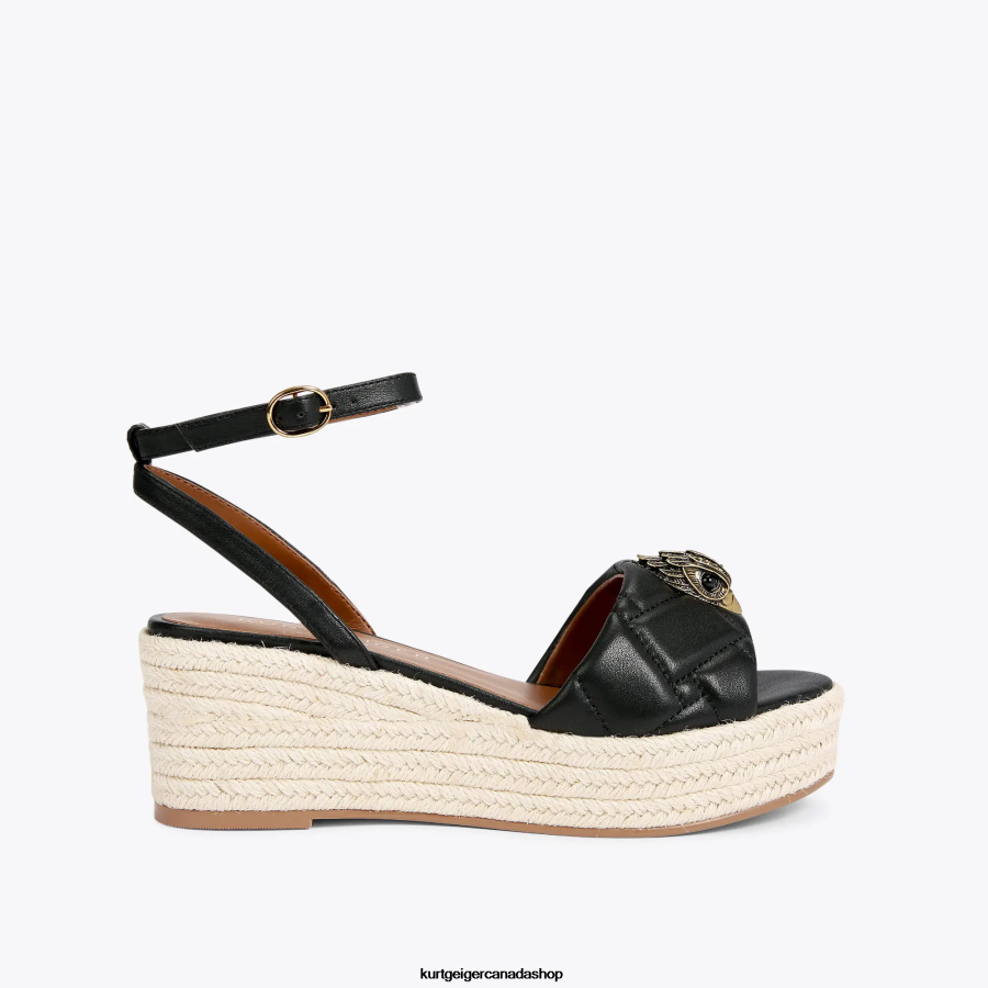 Kurt Geiger London Kensington 65 Espadrille Women | Footwears Black 820JZJ333