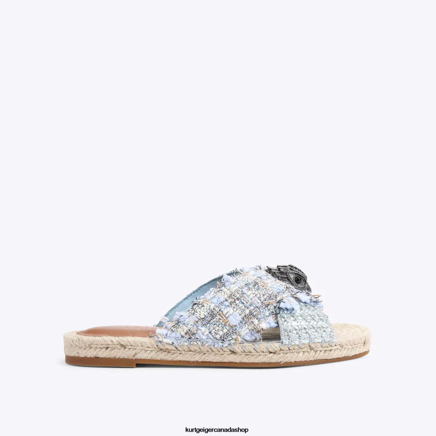 Kurt Geiger London Kensington Espadrille Women | Footwears Pale Blue 820JZJ444