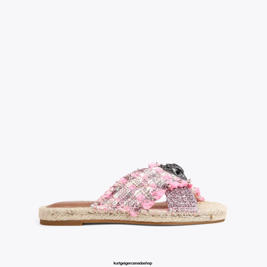 Kurt Geiger London Kensington Espadrille Women | Footwears Pink Combination 820JZJ443