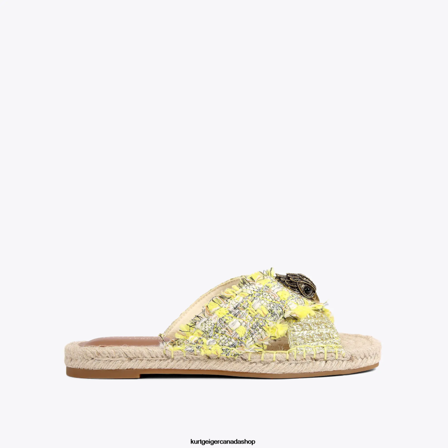 Kurt Geiger London Kensington Espadrille Women | Footwears Yellow 820JZJ445