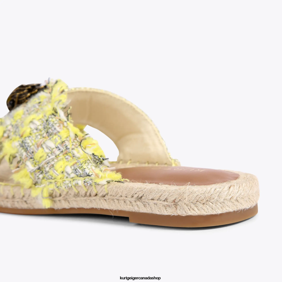 Kurt Geiger London Kensington Espadrille Women | Footwears Yellow 820JZJ445