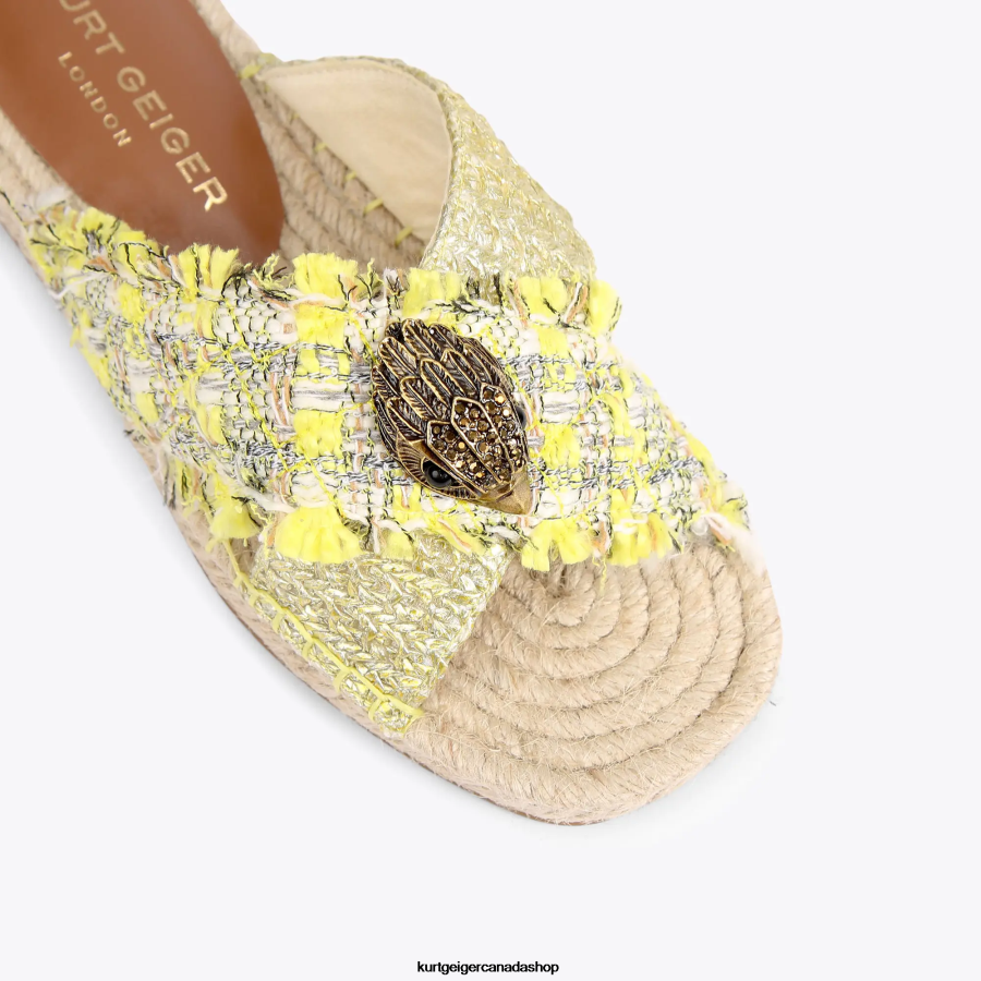 Kurt Geiger London Kensington Espadrille Women | Footwears Yellow 820JZJ445