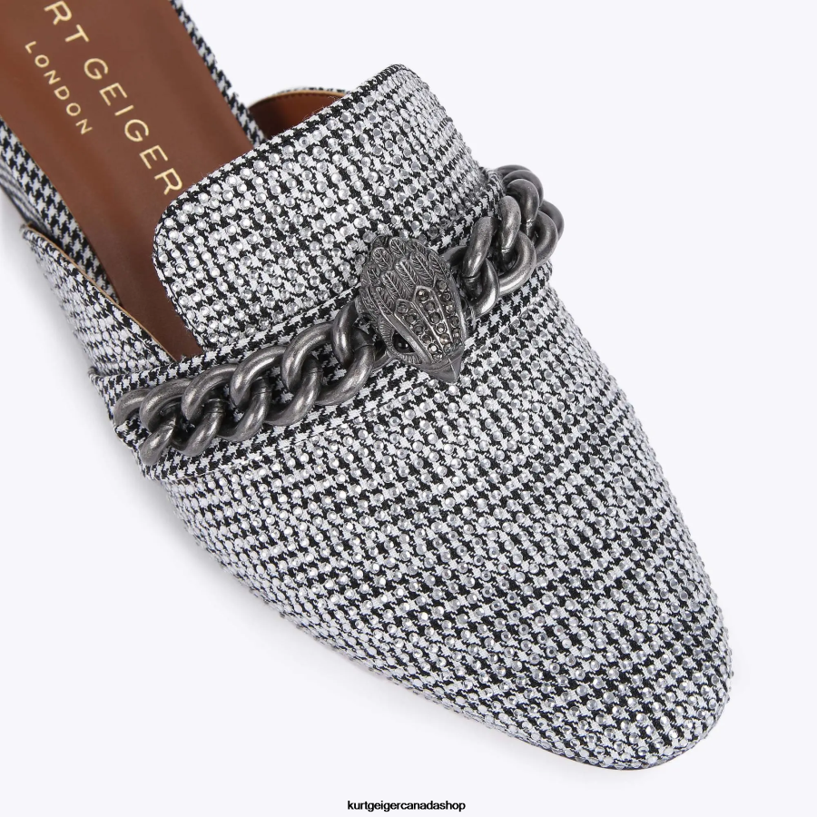 Kurt Geiger London Chelsea Mule Women | Footwears Silver 820JZJ362