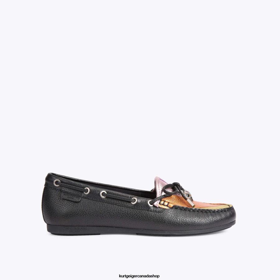 Kurt Geiger London Eagle Moccasin Women | Footwears Black Other 820JZJ227