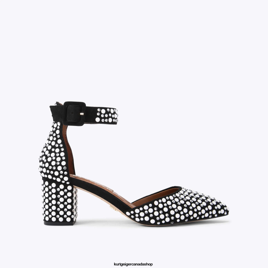 Kurt Geiger London Burlington Women | Footwears Black White 820JZJ423