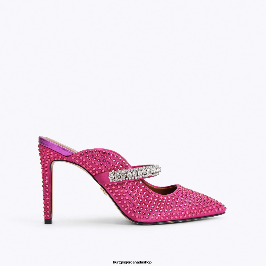 Kurt Geiger London Duke Crystal Women | Footwears Fushia 820JZJ418