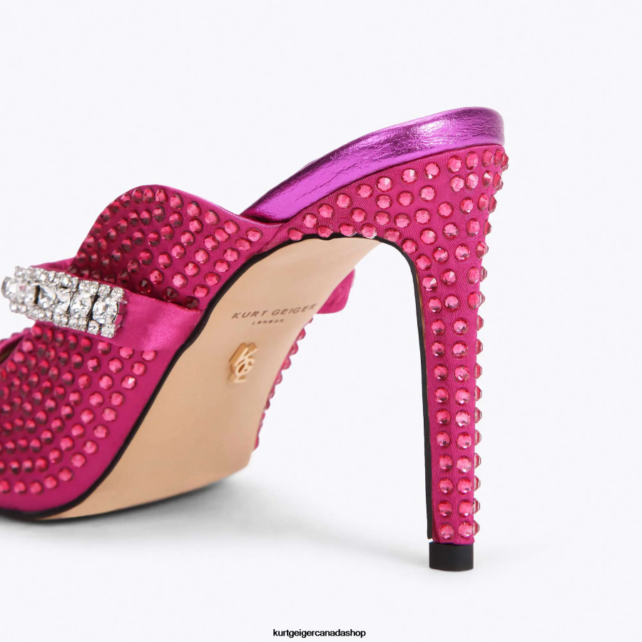 Kurt Geiger London Duke Crystal Women | Footwears Fushia 820JZJ418