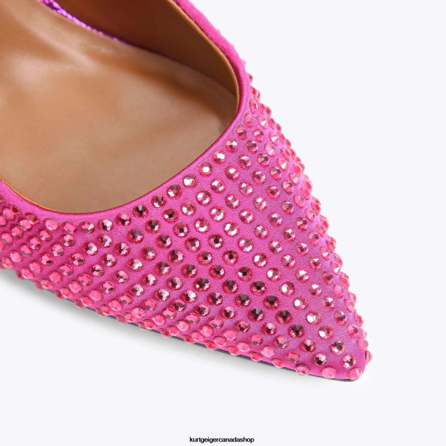 Kurt Geiger London Duke Crystal Women | Footwears Fushia 820JZJ418