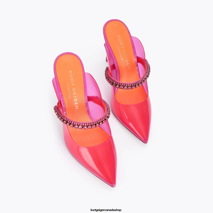 Kurt Geiger London Duke Vinyl Women | Footwears Fushia 820JZJ389