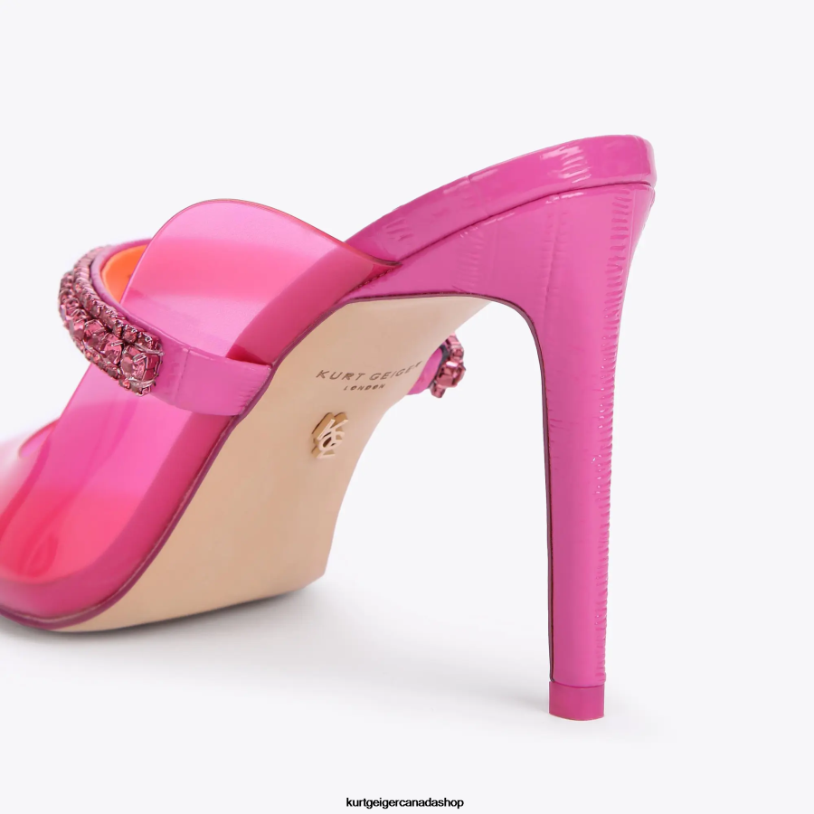 Kurt Geiger London Duke Vinyl Women | Footwears Fushia 820JZJ389