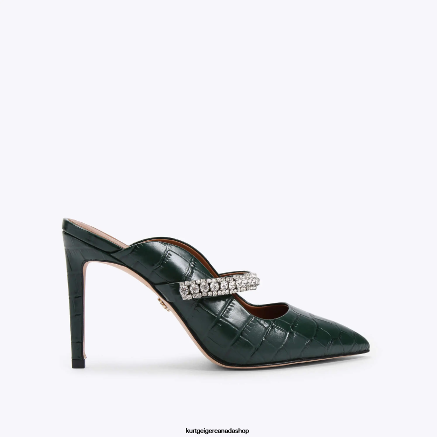 Kurt Geiger London Duke Women | Footwears Dark Green 820JZJ422