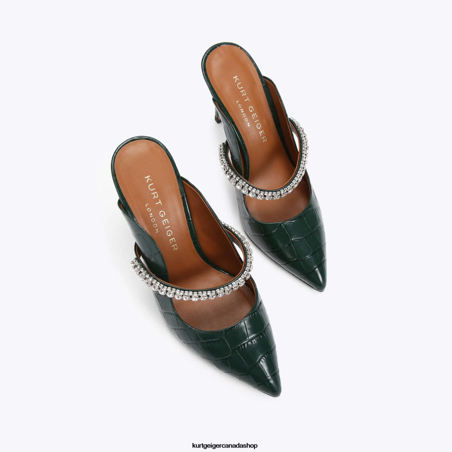 Kurt Geiger London Duke Women | Footwears Dark Green 820JZJ422