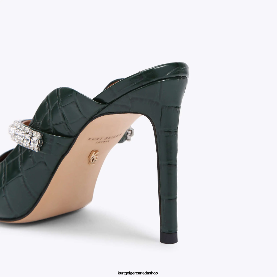 Kurt Geiger London Duke Women | Footwears Dark Green 820JZJ422