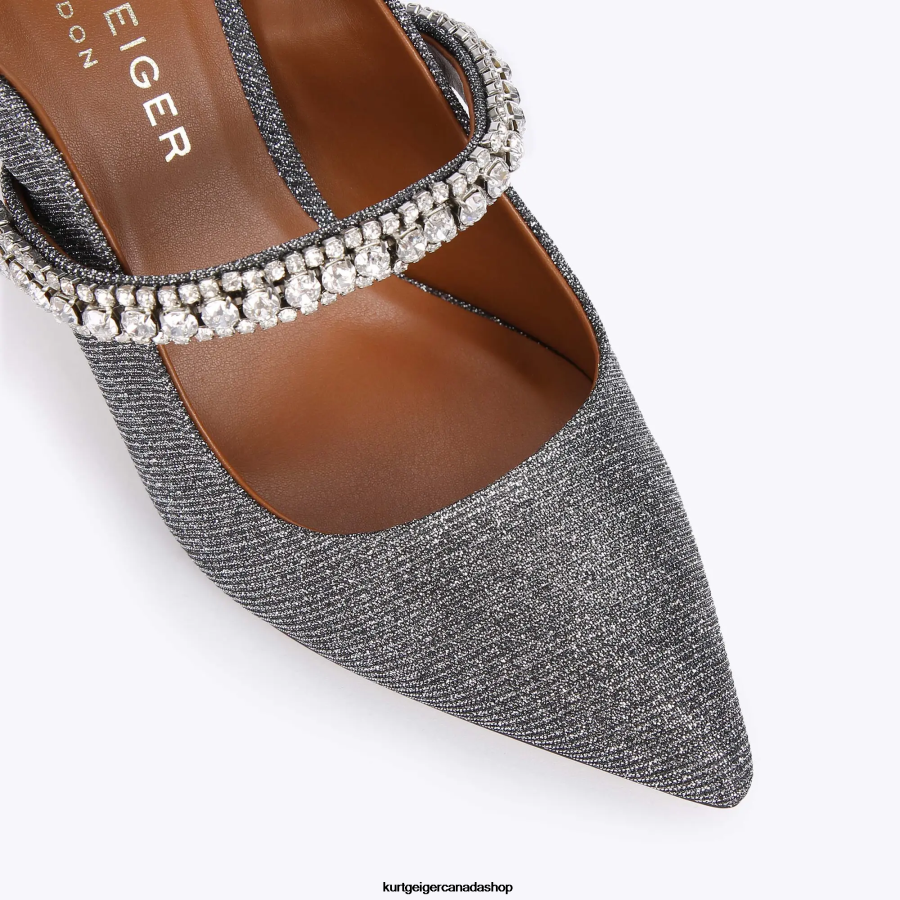 Kurt Geiger London Duke Women | Footwears Gunmetal 820JZJ316