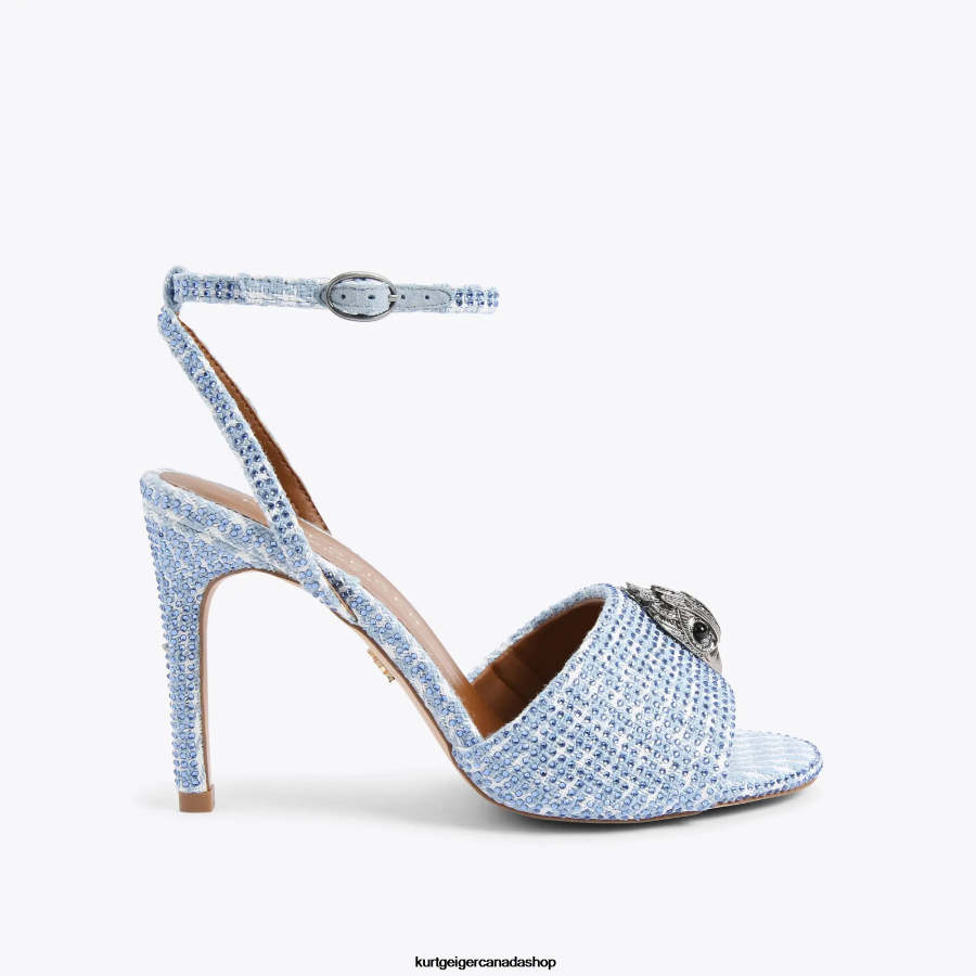 Kurt Geiger London Kensington Sandal Women | Footwears Mid Blue 820JZJ670