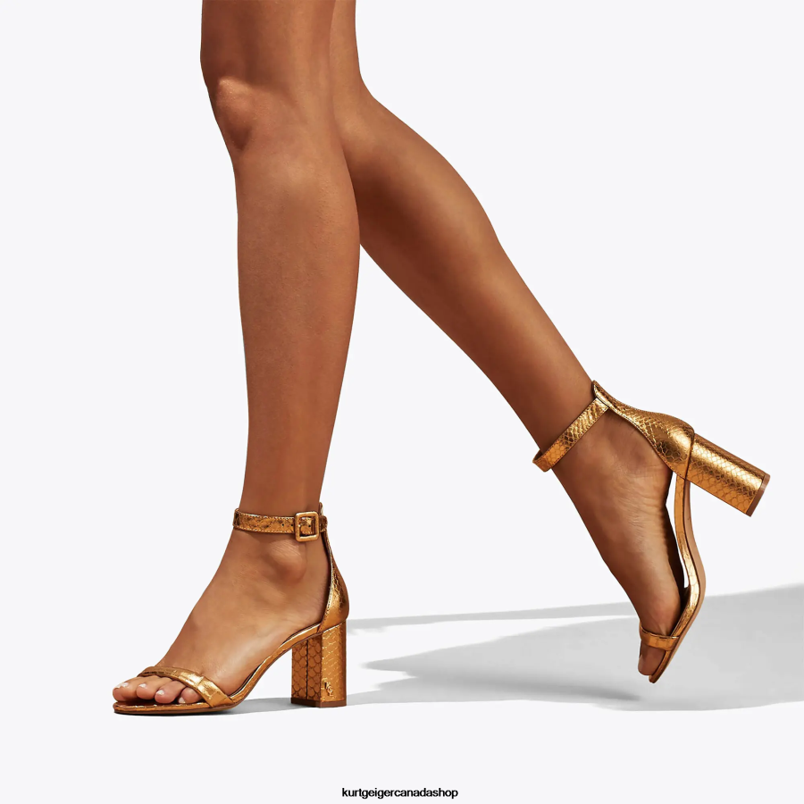 Kurt Geiger London Langley Women | Footwears Gold 820JZJ331