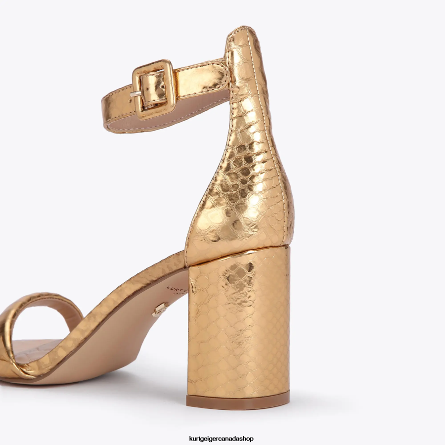 Kurt Geiger London Langley Women | Footwears Gold 820JZJ331