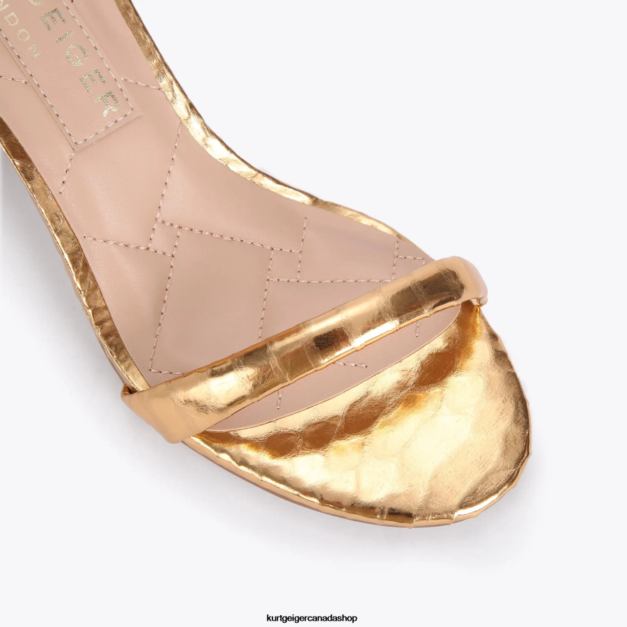 Kurt Geiger London Langley Women | Footwears Gold 820JZJ331