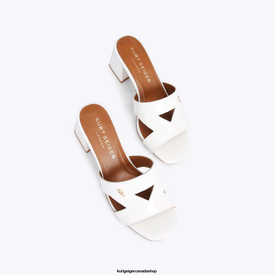 Kurt Geiger London Odina Block Women | Footwears White 820JZJ436