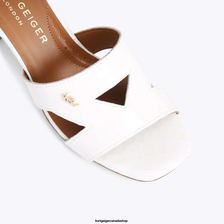 Kurt Geiger London Odina Block Women | Footwears White 820JZJ436