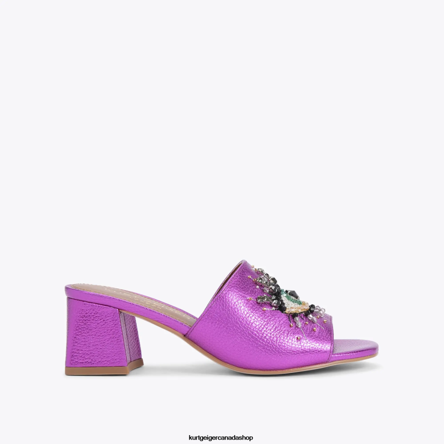 Kurt Geiger London Olive Block Eye Women | Footwears Fushia 820JZJ666