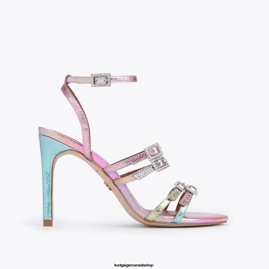 Kurt Geiger London Pierra Women | Footwears Pink Combination 820JZJ377