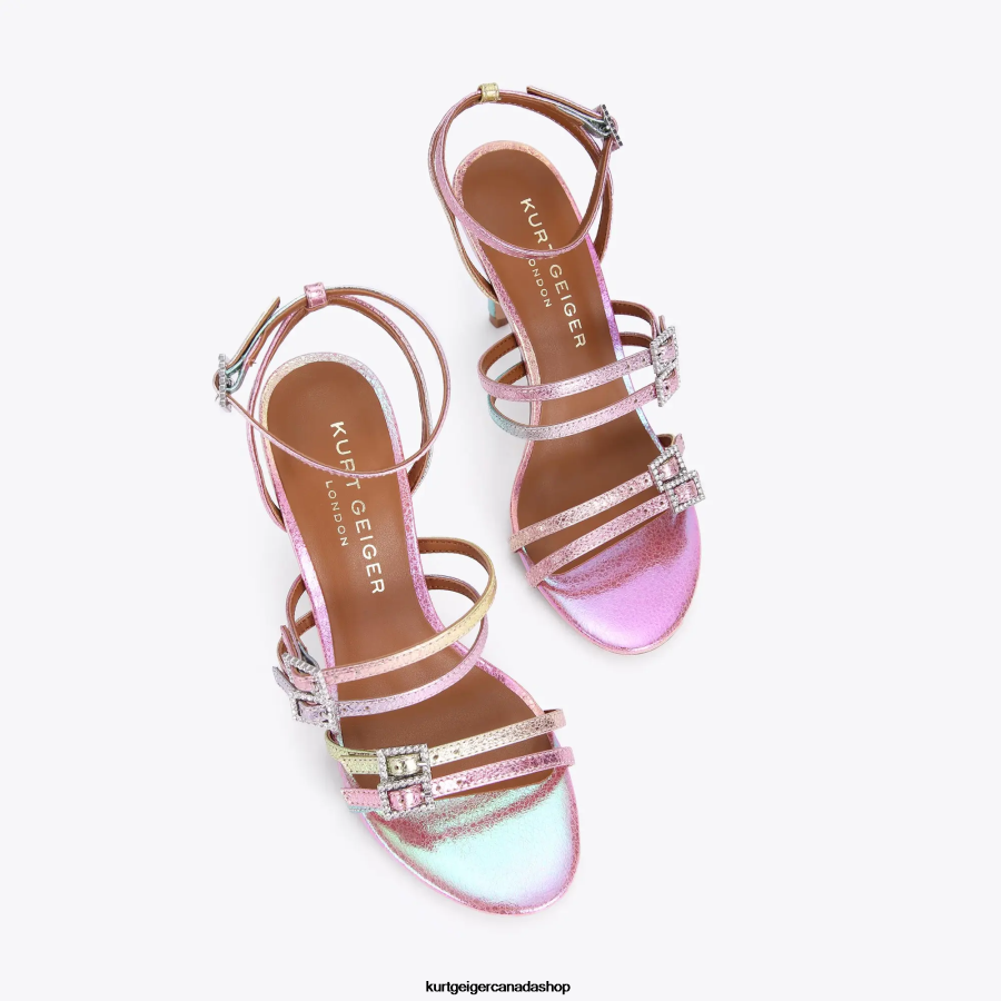 Kurt Geiger London Pierra Women | Footwears Pink Combination 820JZJ377