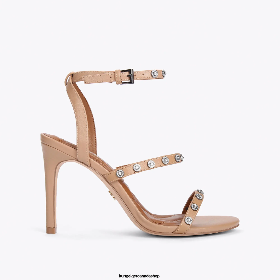 Kurt Geiger London Portia Crystals Women | Footwears Camel 820JZJ383