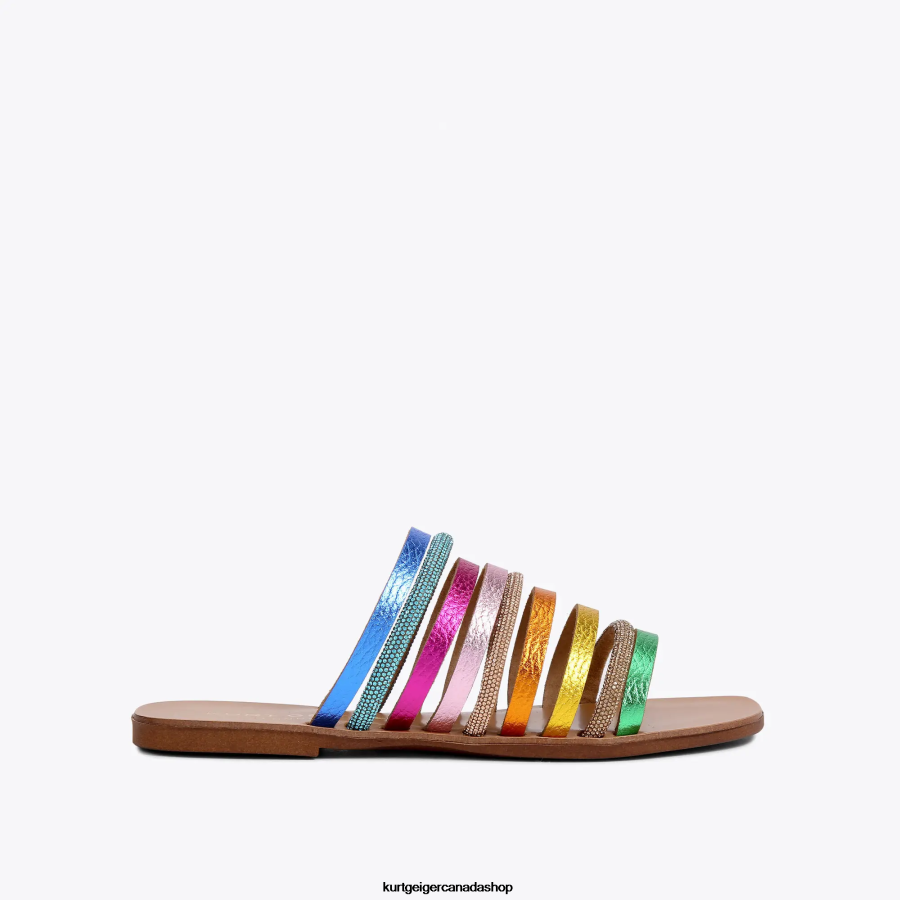 Kurt Geiger London Daisy Rainbow Women | Footwears Metal Combination 820JZJ222