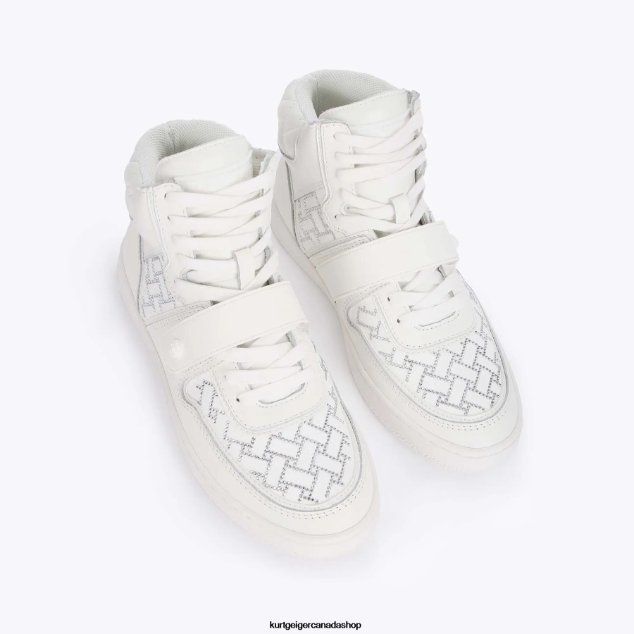 Kurt Geiger London Legacy Crystal Women | Footwears White 820JZJ391